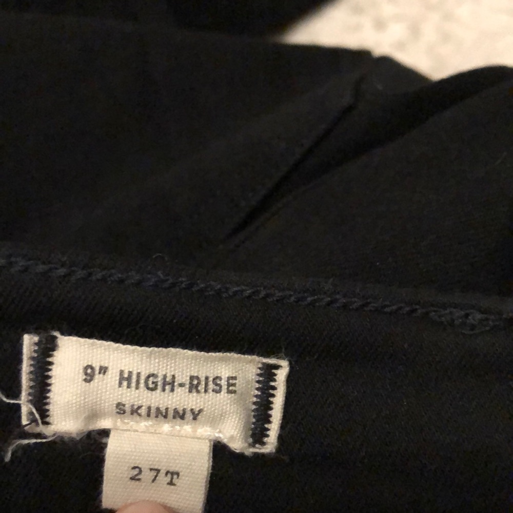 Madewell 9” high rise skinny